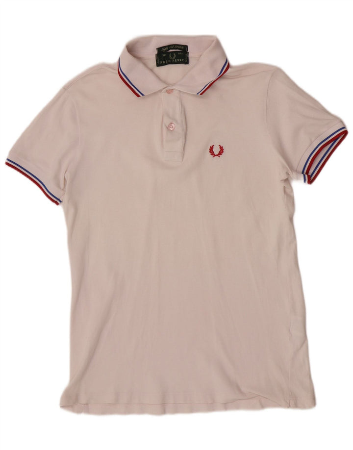 Męska koszulka polo Fred Perry, mała, bawełniana w białe paski