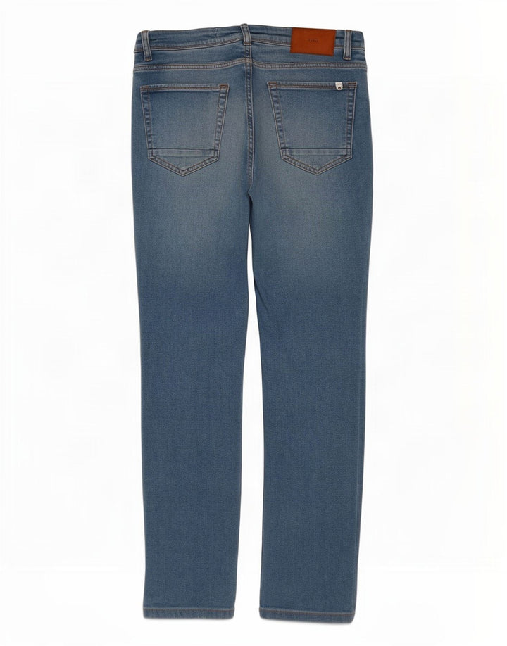 Męskie jeansy slim fit Zara EU 42 Large W32 L30 Niebieskie bawełniane