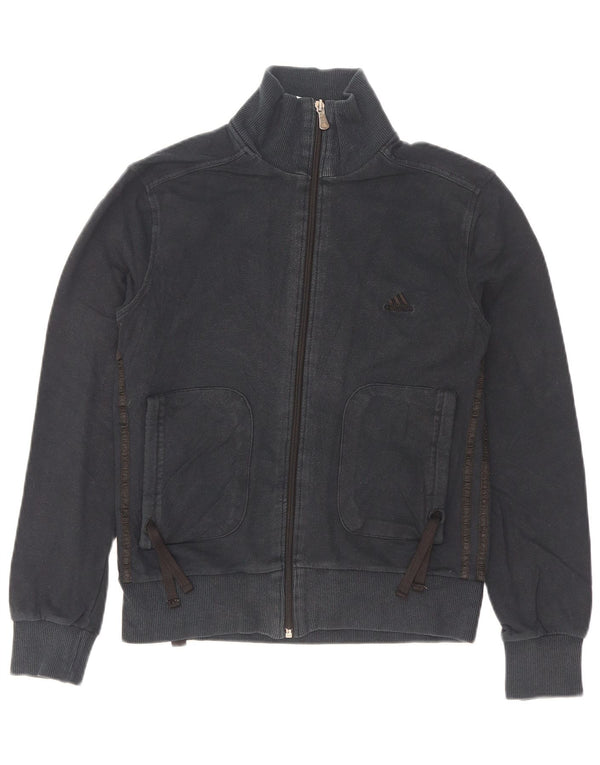 Damska bluza dresowa Adidas UK 18 XL Czarna bawełna