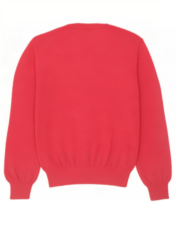Męski sweter Paul Smith z dekoltem w kształcie litery V, XL, czerwona wełna