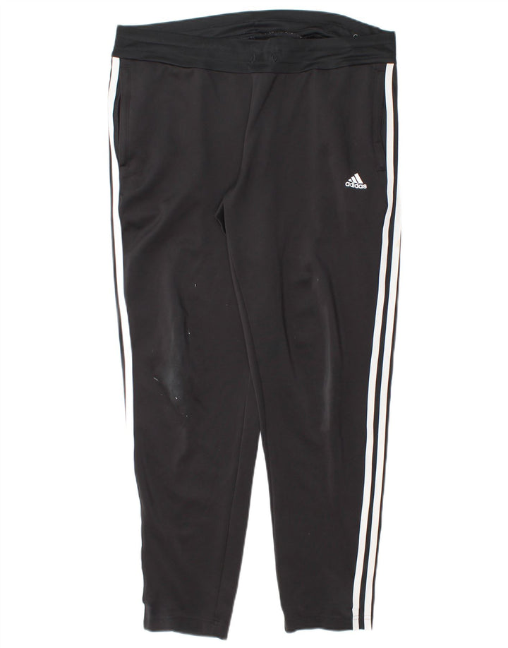 Damskie spodnie dresowe Adidas Aeroready UK 12/14 Średni czarny poliester