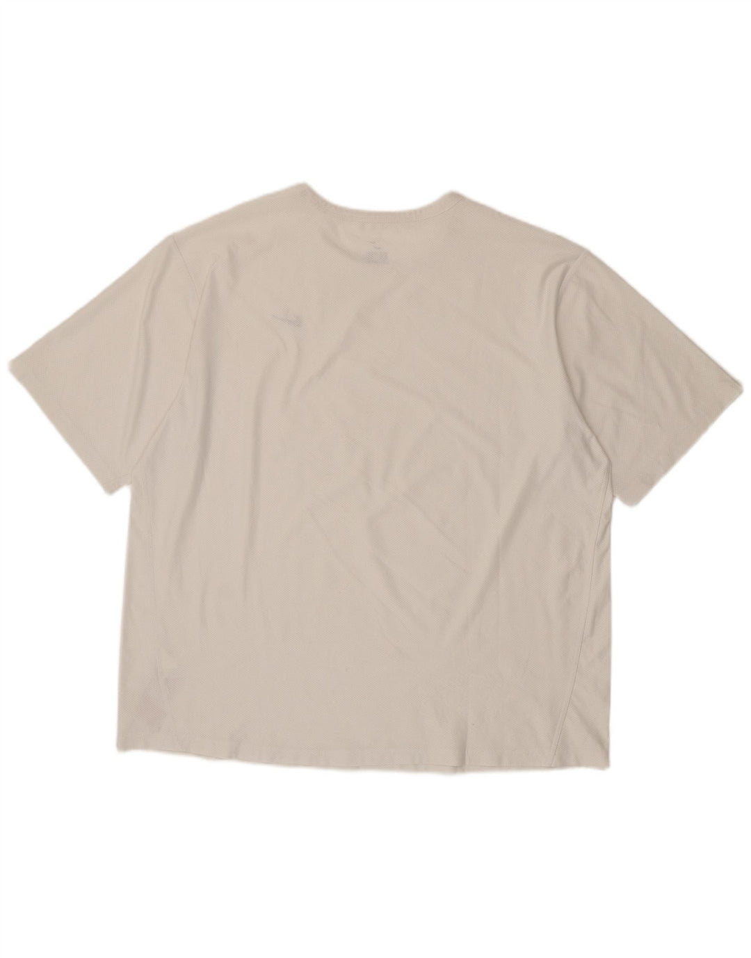 Męska koszulka Nike Dri Fit Top UK 45/47 XL, biały poliester