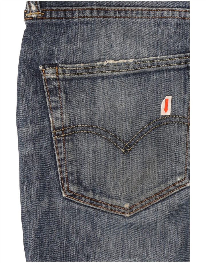 Męskie jeansy Levi's 511 w trudnej sytuacji W33 L32 Niebieskie