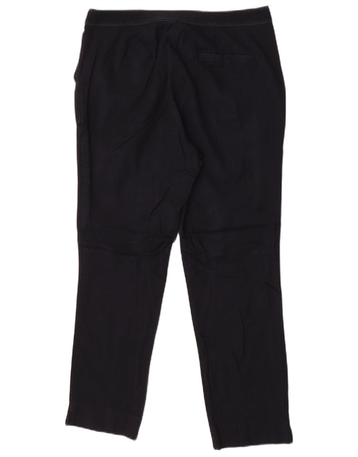 Damskie spodnie garniturowe Marks & Spencer UK 12 Medium W30 L26 Granatowe
