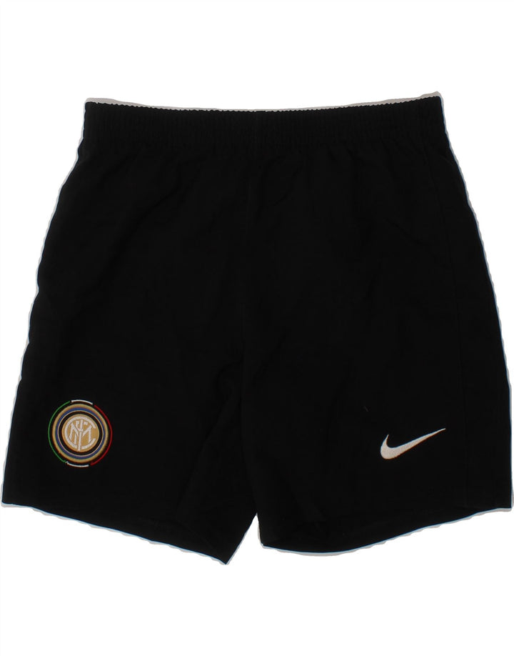 NIKE Boys Real Madrid Sport Shorts 5-6 Years Medium Black Polyester Vintage Nike and Second-Hand Nike from Messina Hembry 