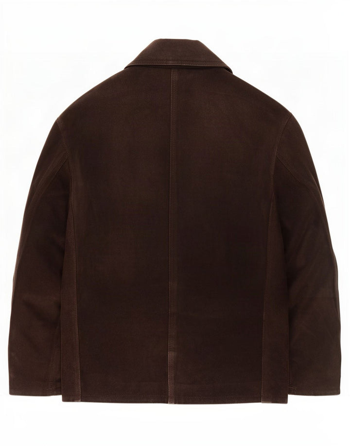 Vintage męska zamszowa kurtka UK 36 Small Brown