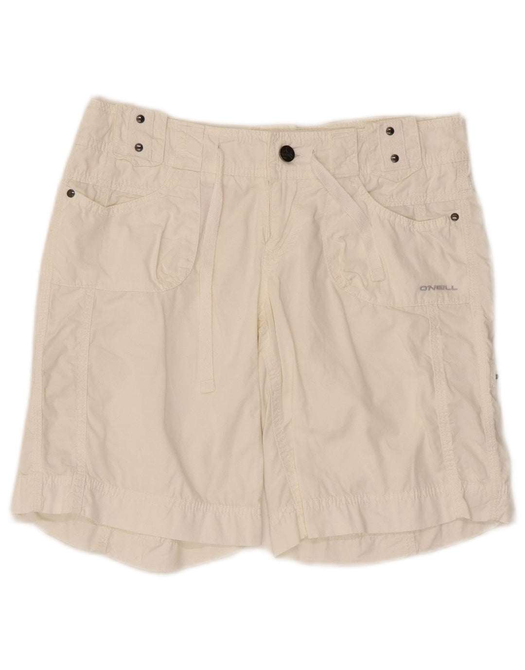 Damskie spodenki codzienne O'Neill W26 Small, białe, bawełniane