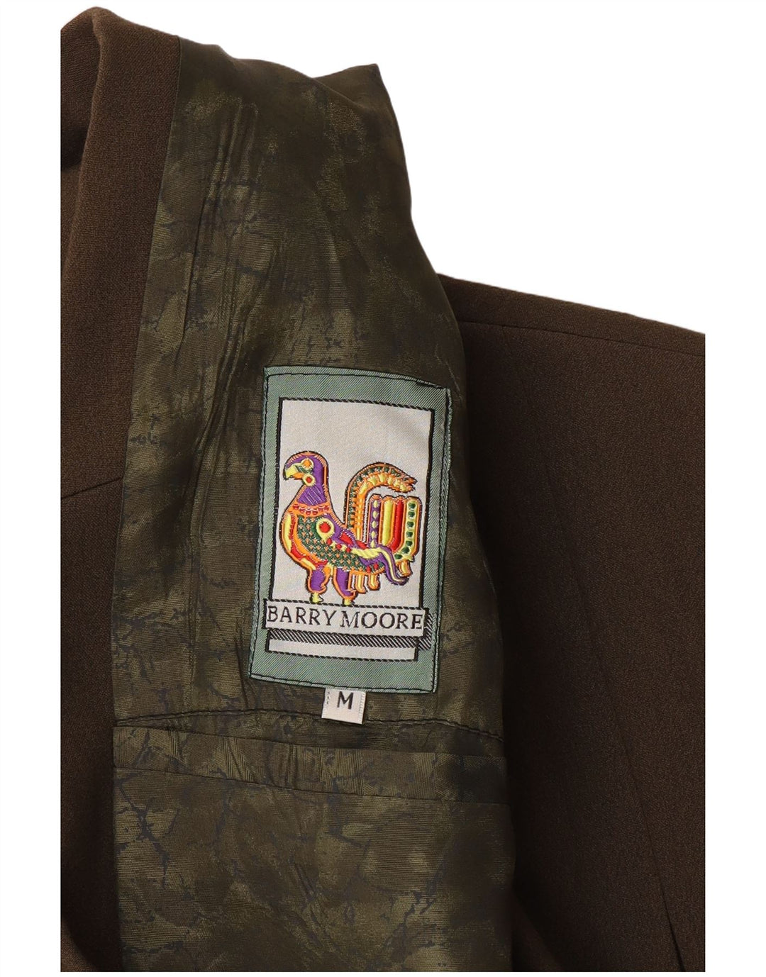Vintage męska marynarka zapinana na 2 guziki UK 38 Medium Khaki Classic