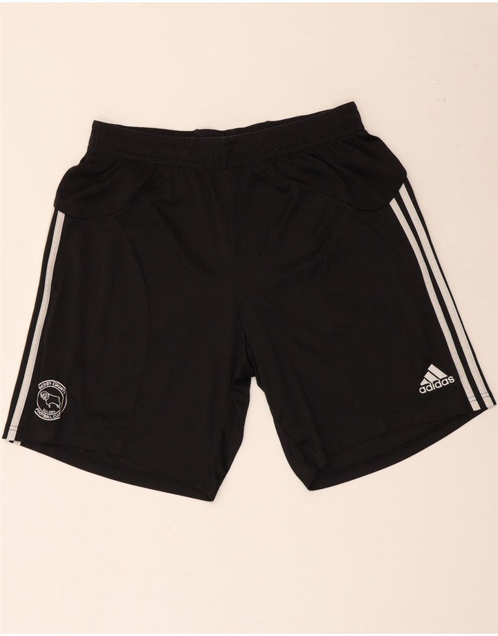 Męskie spodenki sportowe Derby County ADIDAS XL, czarne, poliestrowe