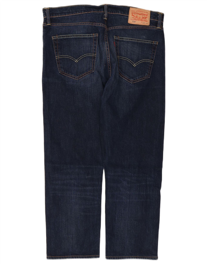 Męskie jeansy Levi's 508 Cropped Tapered W34 L25 Niebieskie