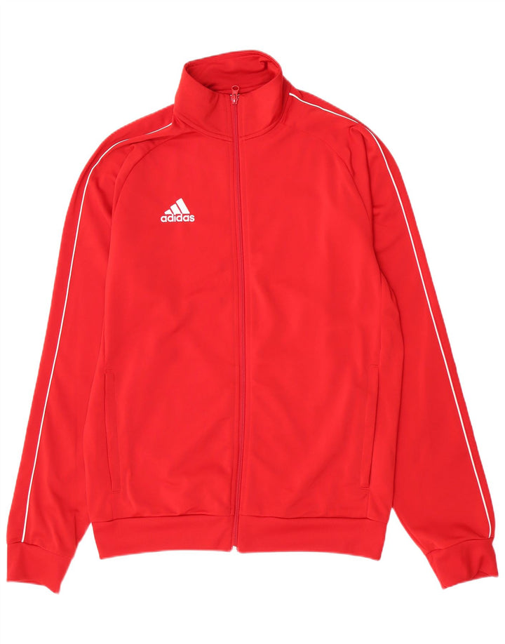 Adidas Męska bluza dresowa, średnia czerwona poliester