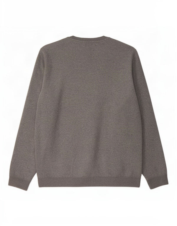 Męska bluza dresowa Nike, duża, szara, nakrapiana bawełna