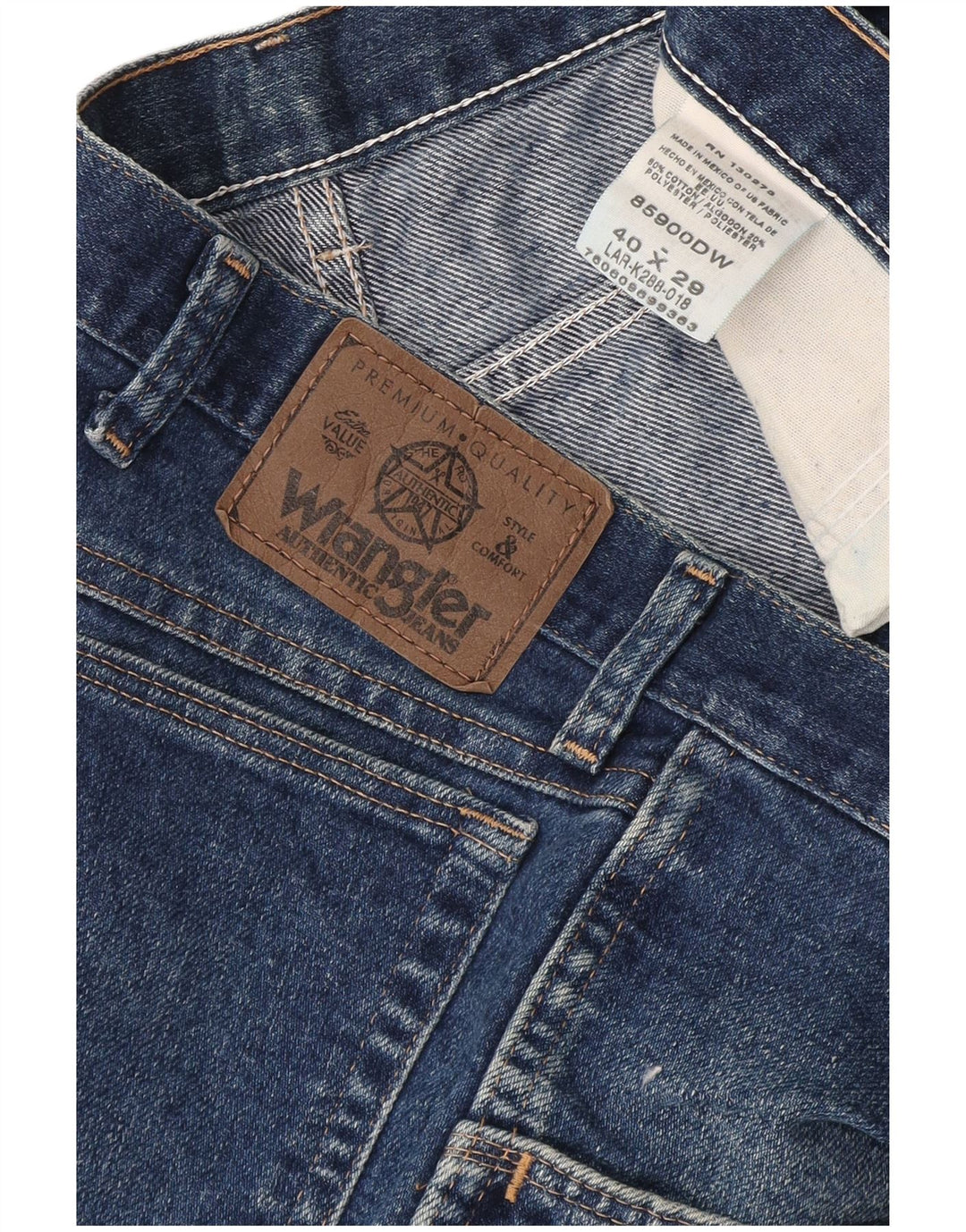 Męskie jeansy Wrangler W40 L24, niebieskie, bawełniane