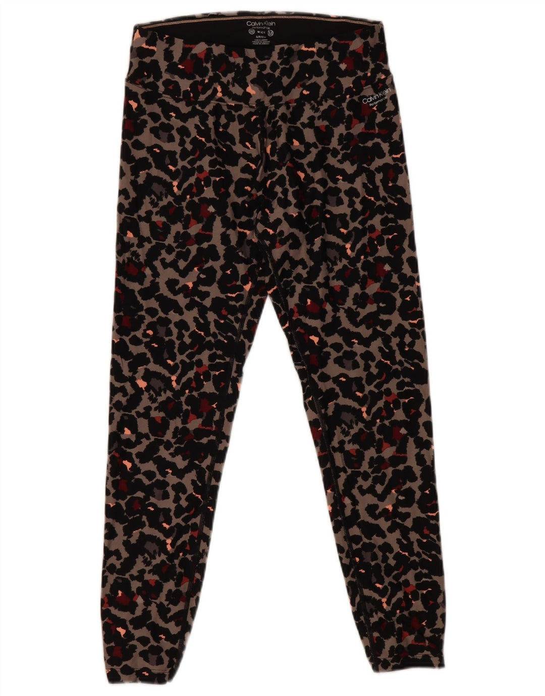 Damskie legginsy Calvin Klein Performance UK 10 Small, szary nylon