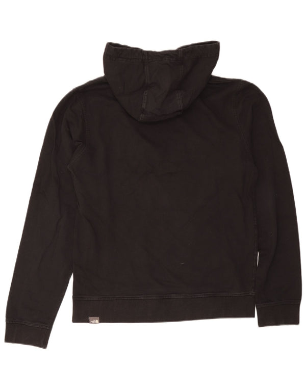 Męski sweter z kapturem The North Face z grafiką, mały, czarny, bawełniany