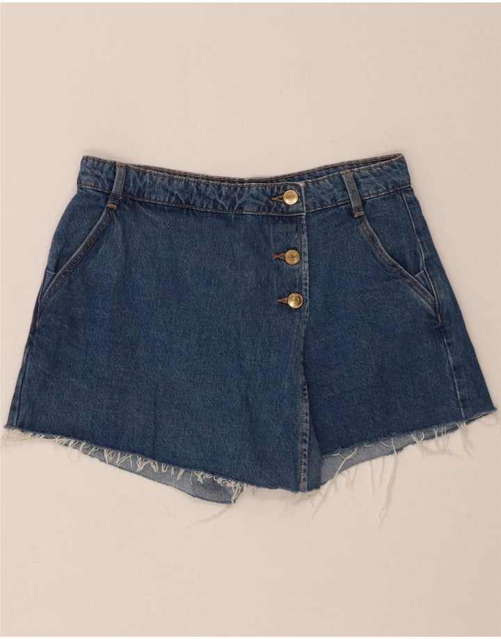 ZARA Womens Denim Shorts Small W26  Blue Cotton Vintage Zara and Second-Hand Zara from Messina Hembry 