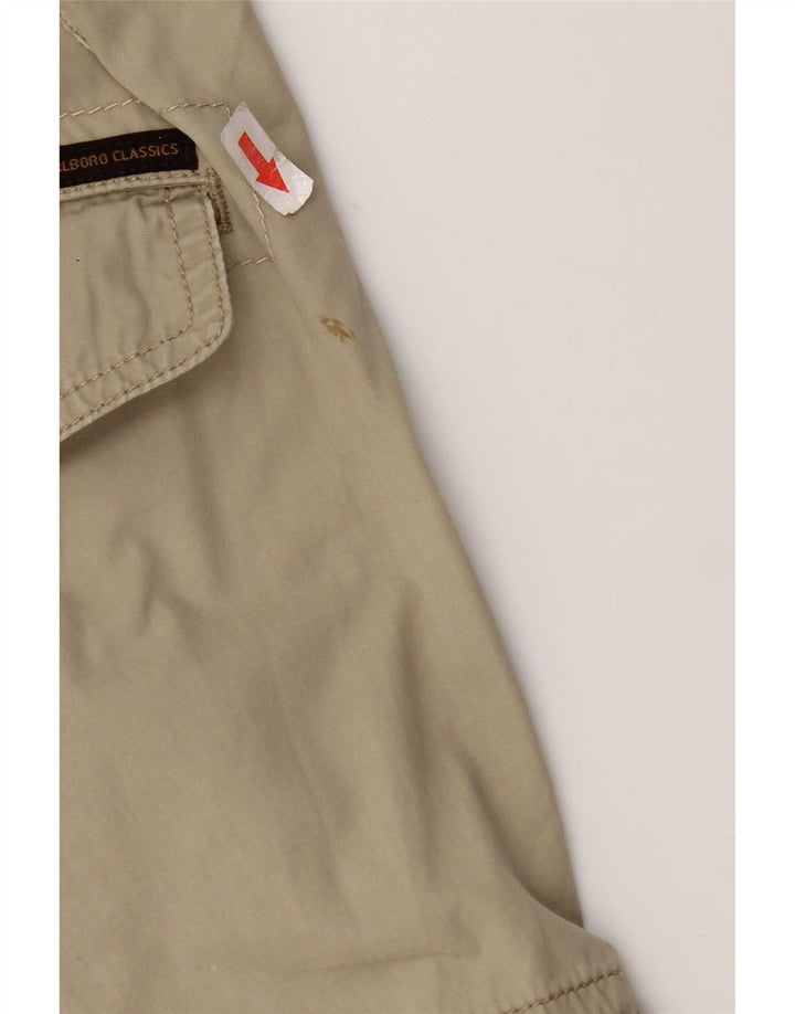 Męskie spodenki cargo Marlboro Classics W34, duże, bawełniane w kolorze khaki