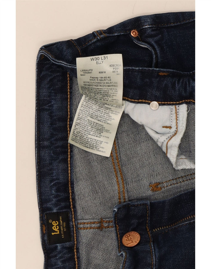 LEE Womens Elly Crop Slim Jeans W30 L26 Blue Cotton Vintage Lee and Second-Hand Lee from Messina Hembry 