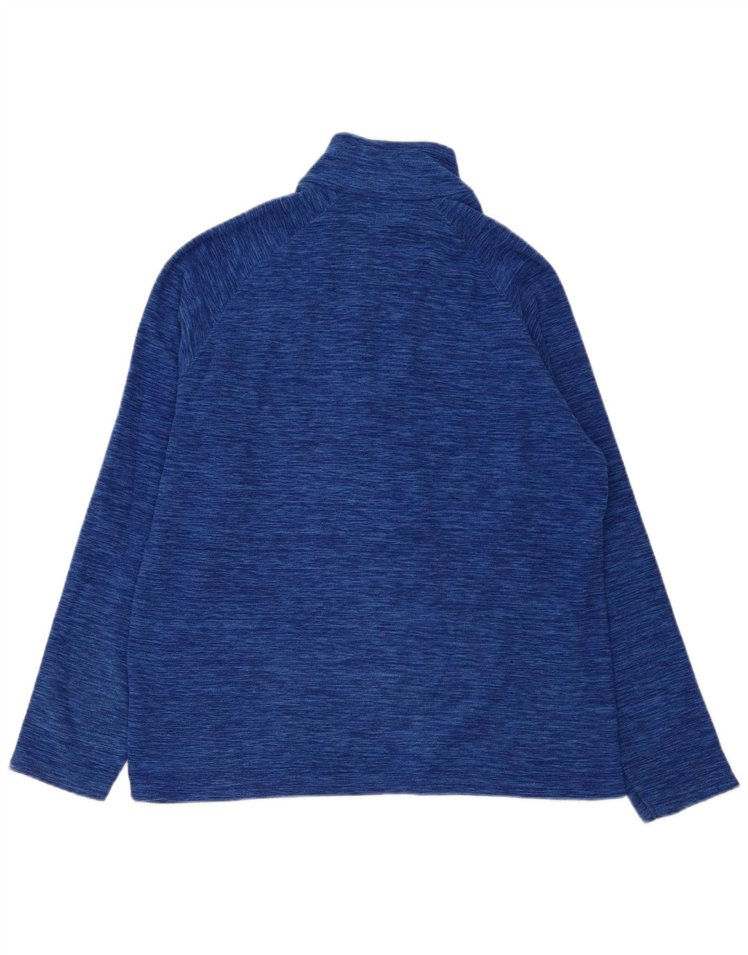 Męski sweter polarowy Mountain Warehouse z zamkiem błyskawicznym, średni, granatowy, nakrapiany