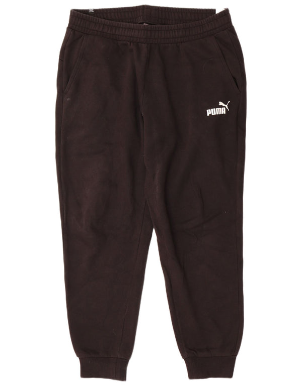 Puma Mens Tracksuit Trousers Joggers XL Black Cotton Sports