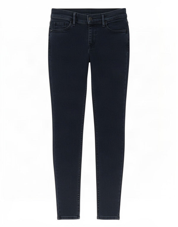 Damskie jeansy Levi's 710 Super Skinny W26 L27 Granatowa bawełna