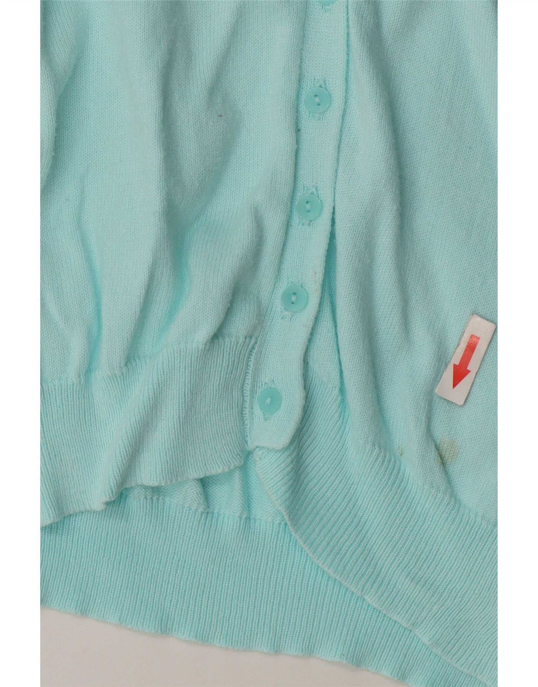 Sweter damski Gap Cardigan UK 10 Small, turkusowa bawełna
