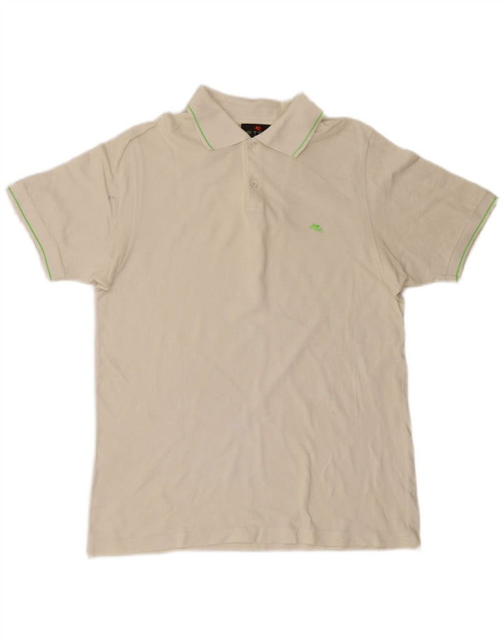 Męska koszulka polo Etro, duża, biała