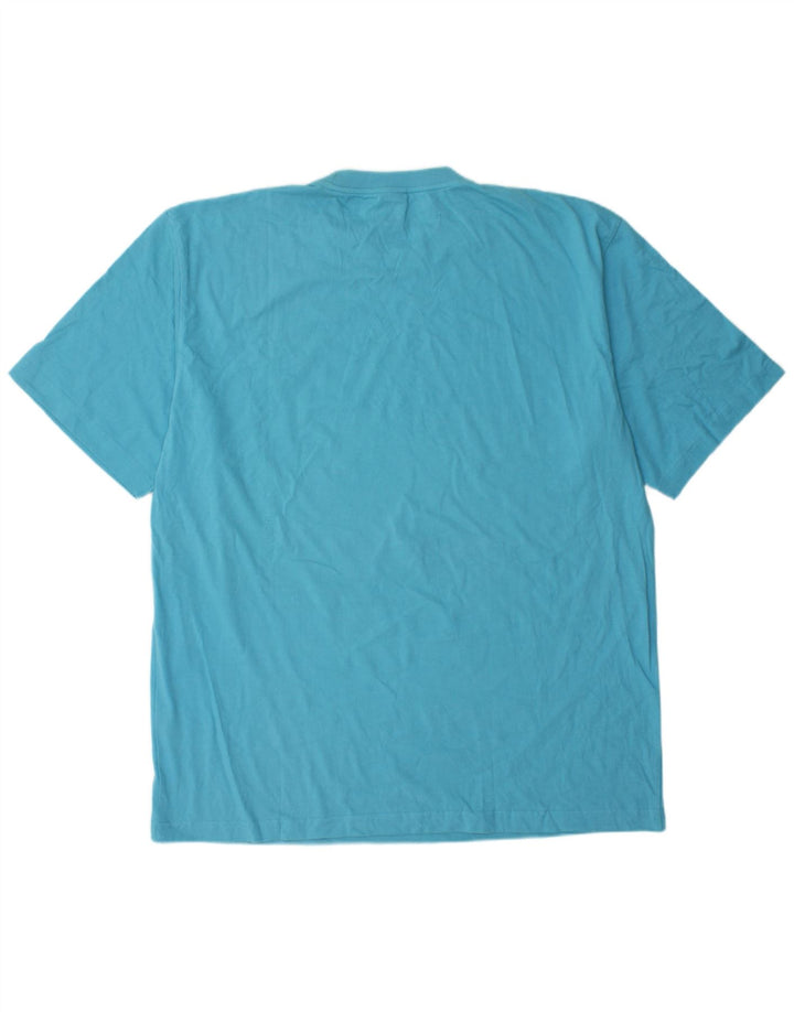 FILA Męska koszulka T-shirt XL, niebieska, bawełniana