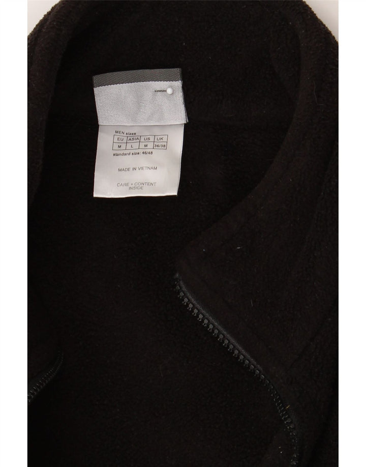 JACK WOLFSKIN Mens Fleece Jacket UK 36/38 Medium Black Polyester Vintage Jack Wolfskin and Second-Hand Jack Wolfskin from Messina Hembry 