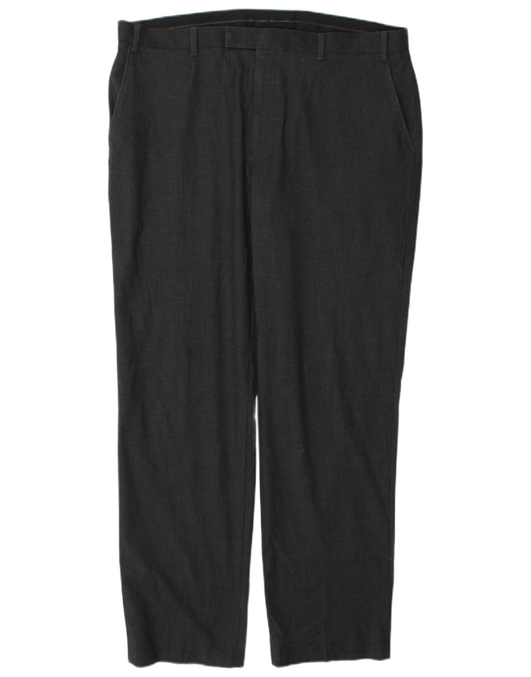 Męskie spodnie typu chino Regular Marks & Spencer W40 L33 Szary poliester