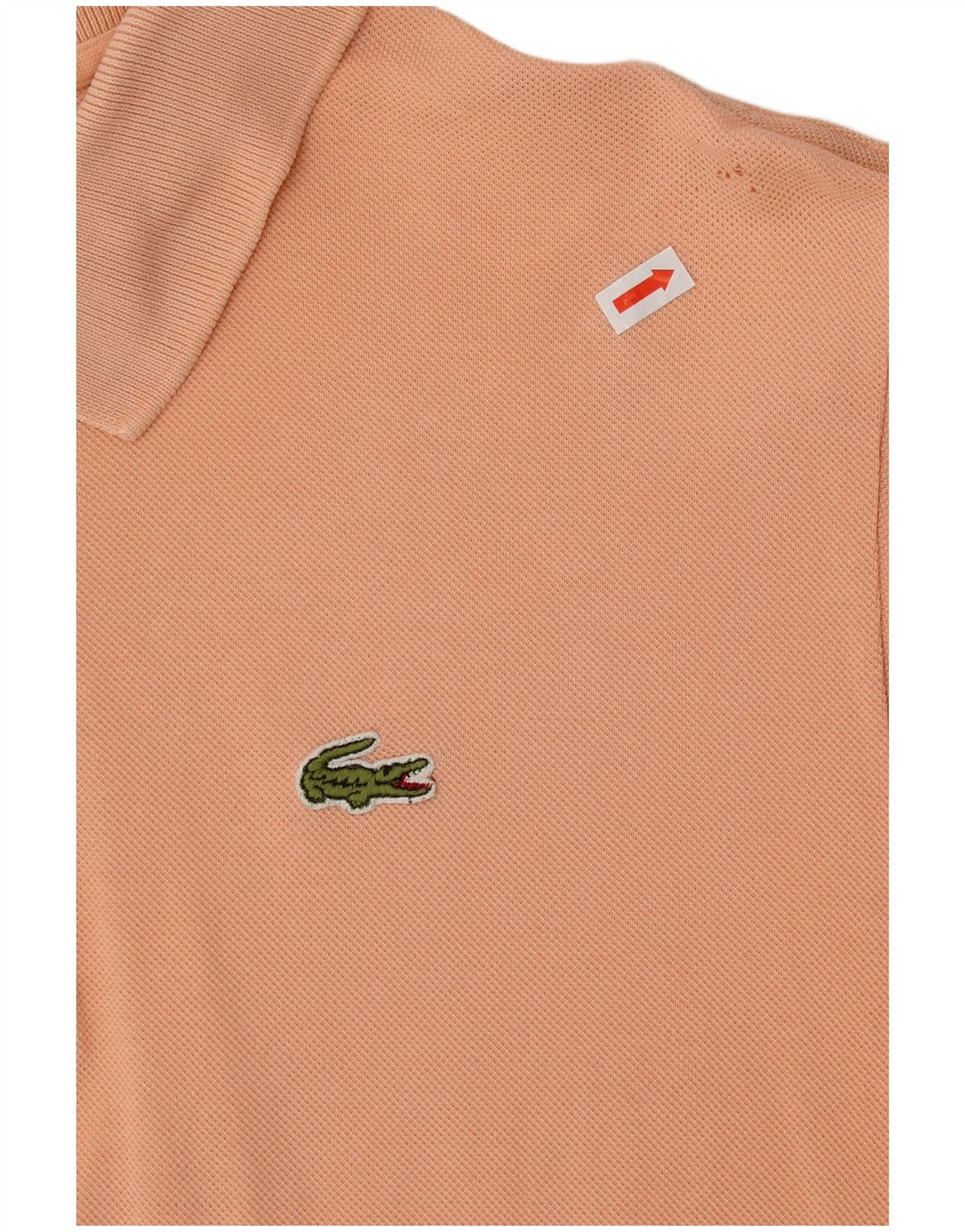 Męska koszulka polo LACOSTE, rozmiar 5, duża, pomarańczowa, bawełniana
