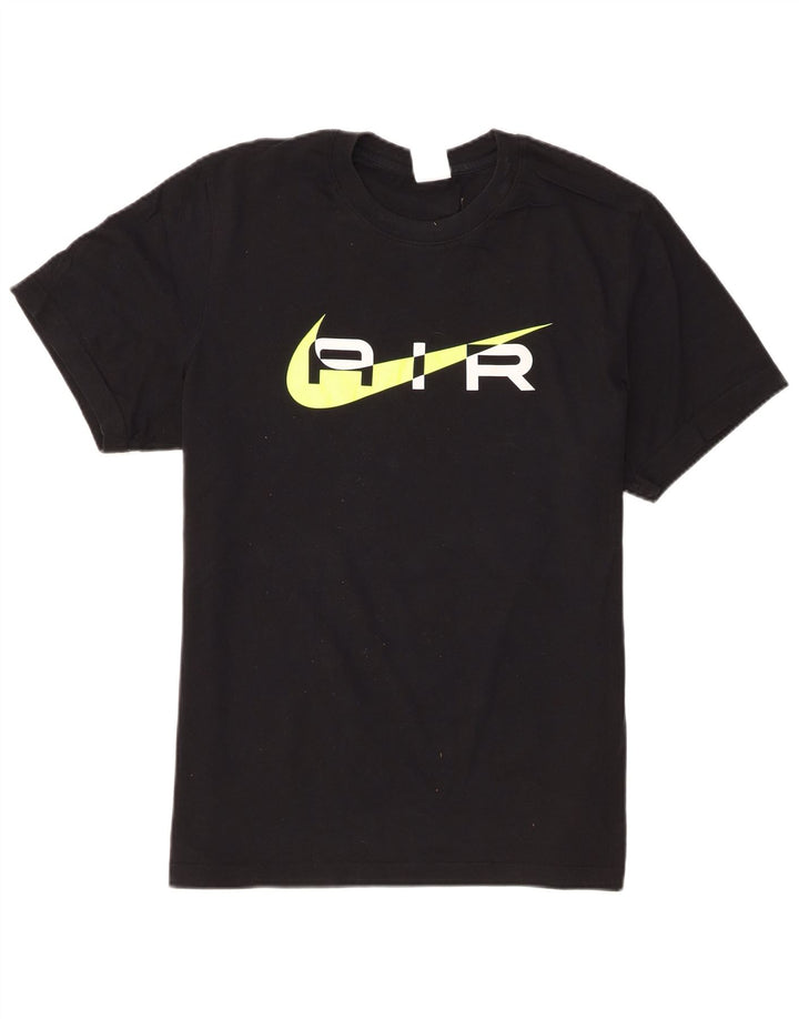 Męski T-shirt z grafiką Nike, duży, czarny, bawełniany