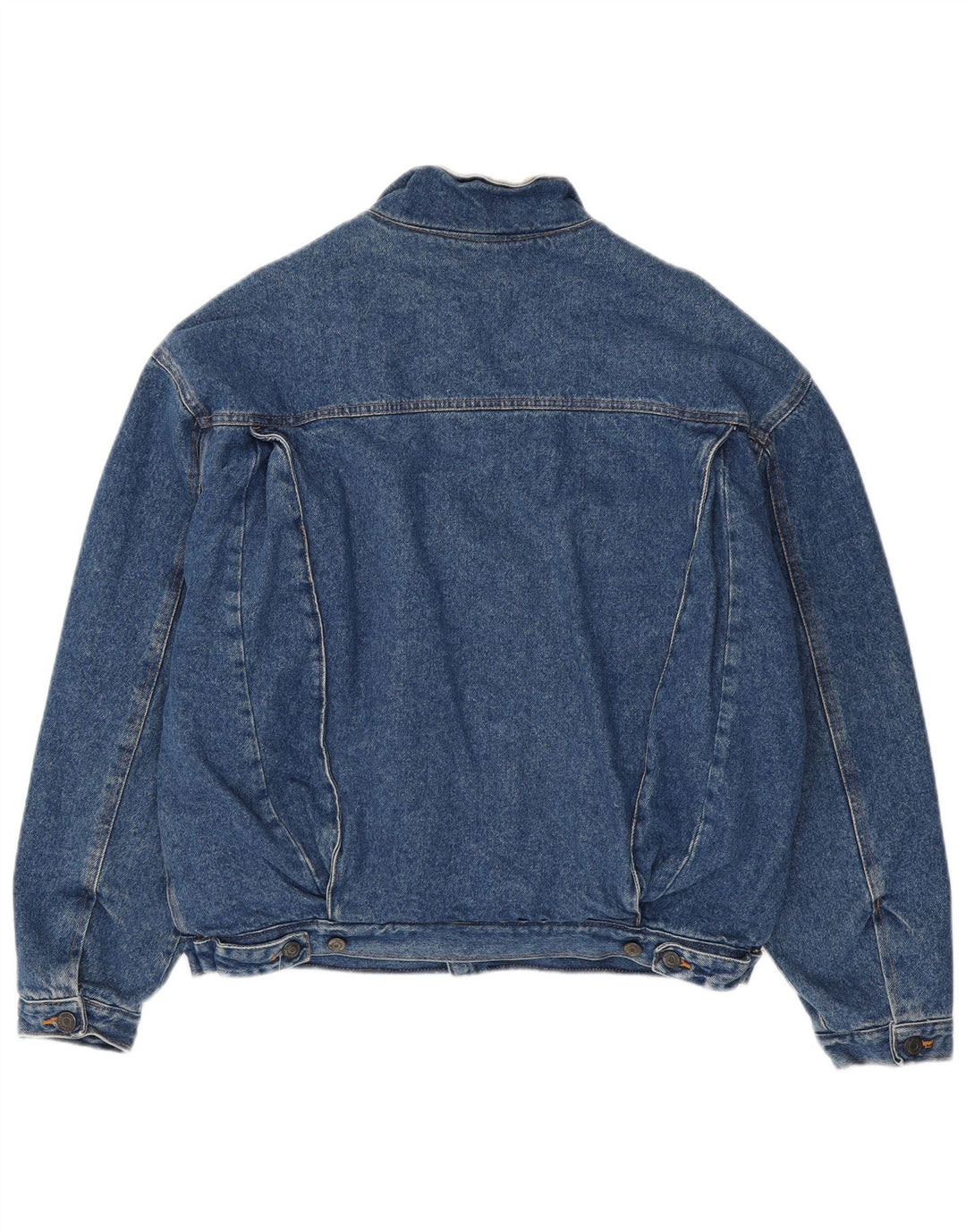 Męska kurtka dżinsowa Michel Bachoz Sherpa UK 40, duża niebieska bawełna