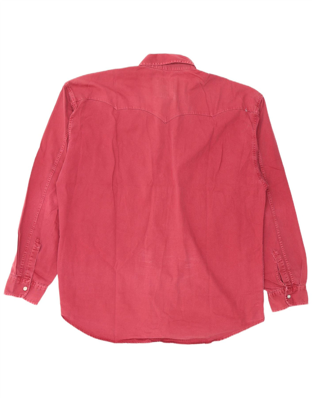 Koszula męska w stylu western XL, bordowa, bawełniana