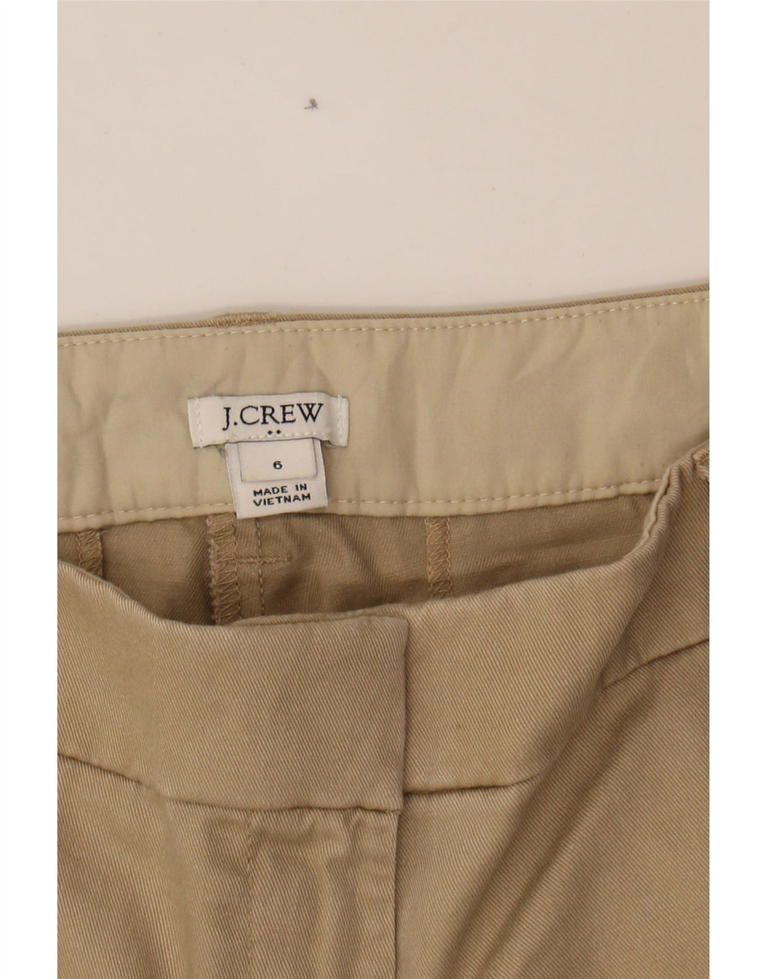 J. CREW Womens Chino Shorts US 6 Medium W32 Beige Cotton Vintage J. Crew and Second-Hand J. Crew from Messina Hembry 