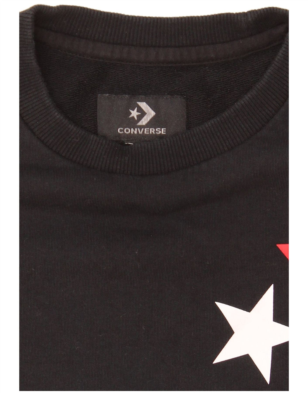 Damska bluza Converse Graphic Jumper UK 8 Small Black