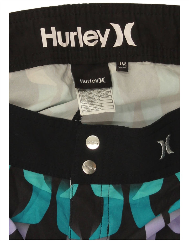 Damskie szorty Hurley US 10 Large W34, wielokolorowe, geometryczne