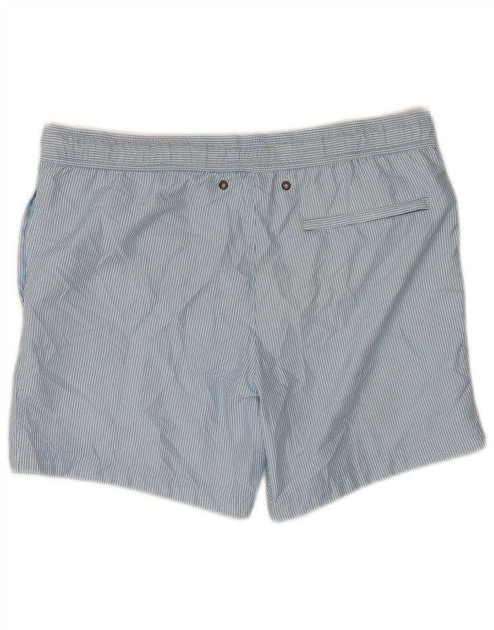 Męskie spodenki kąpielowe Jack Wills XS Niebieskie, poliestrowe prążki