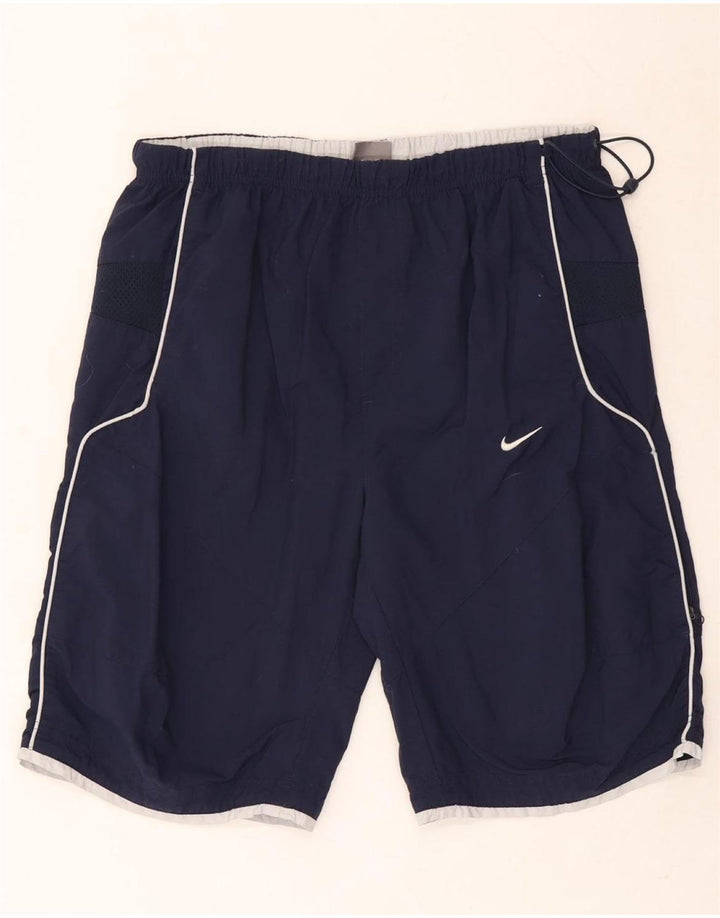 Męskie spodenki sportowe Nike, średni granatowy nylon