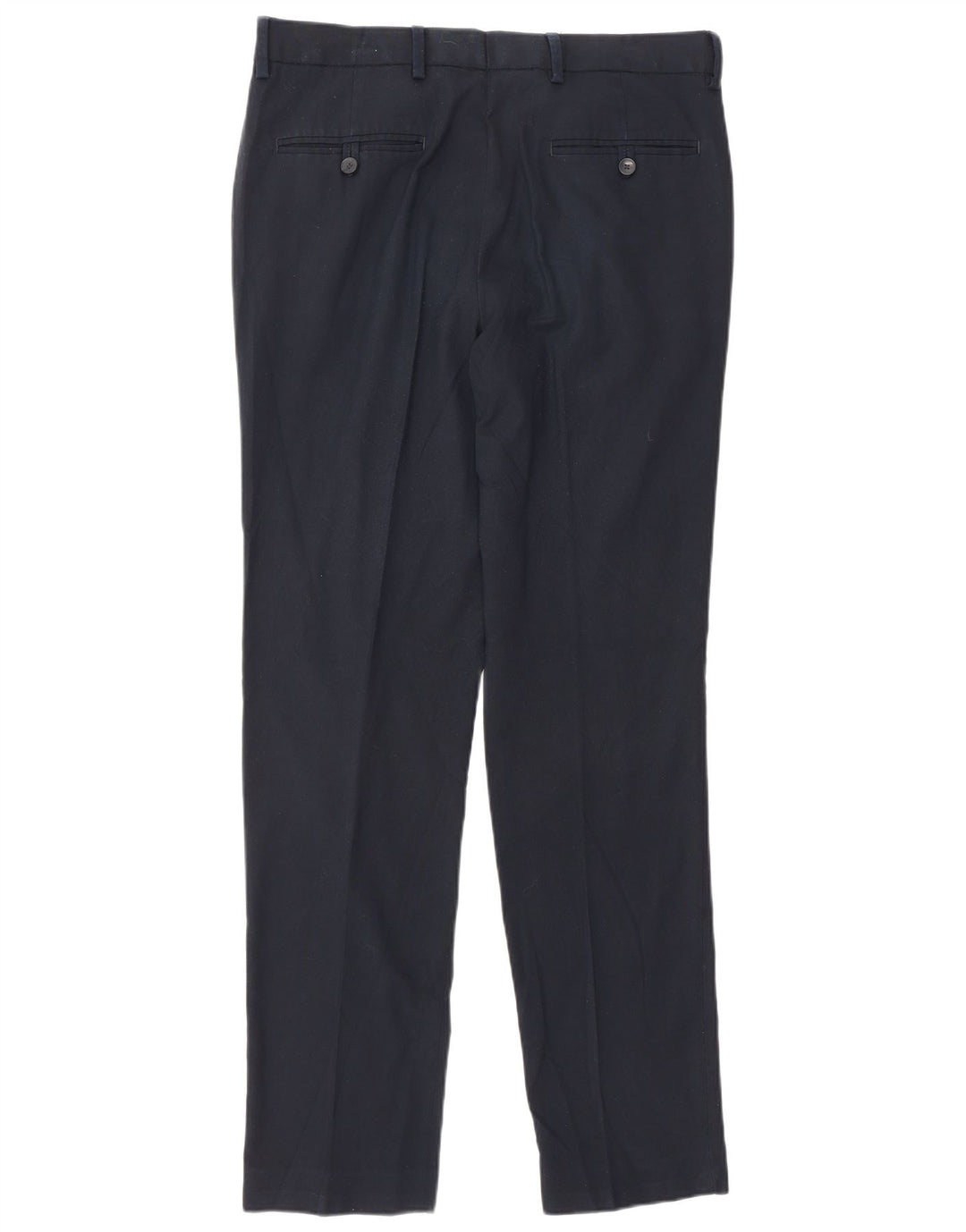 Męskie spodnie Chino Marks & Spencer W32 L30 Granatowy poliester