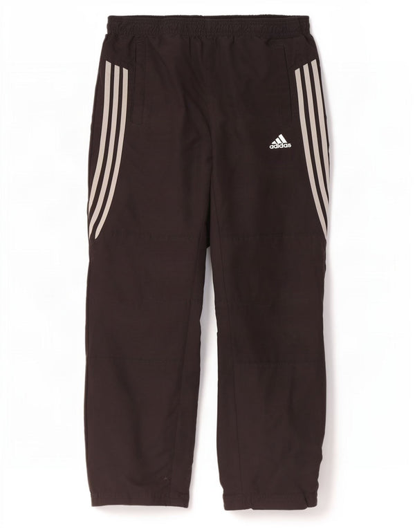Męskie spodnie dresowe Adidas, średni czarny poliester
