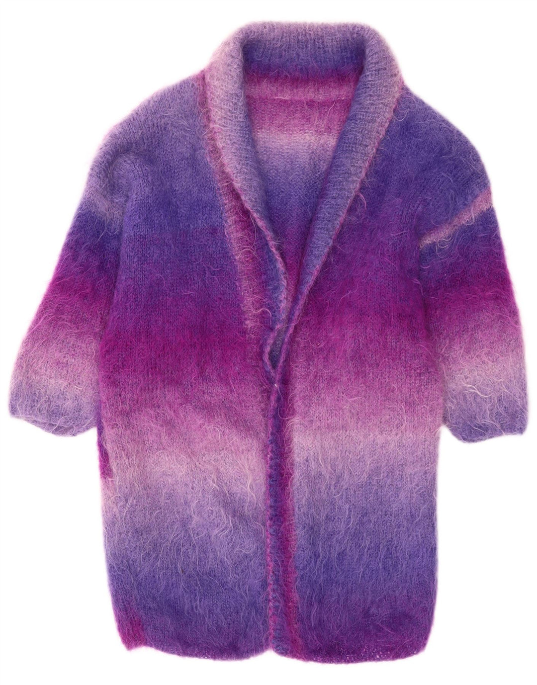Sweter damski w stylu vintage, z długim rękawem, UK 14, duży, wielokolorowy