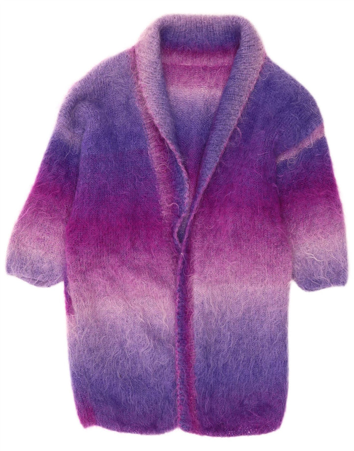 Sweter damski w stylu vintage, z długim rękawem, UK 14, duży, wielokolorowy