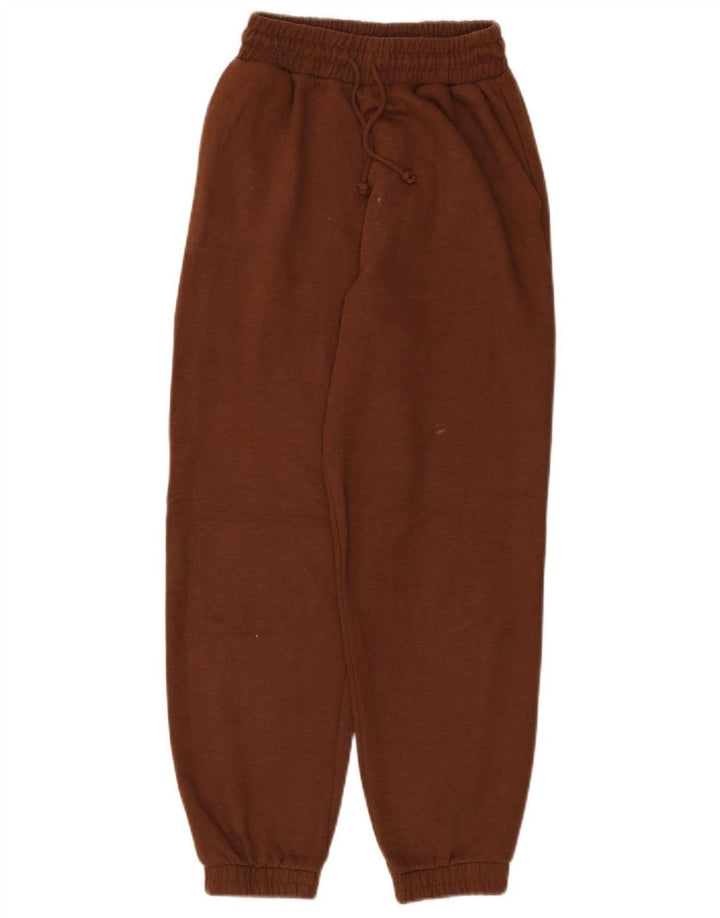 Damskie spodnie dresowe Zara Joggers UK 8 Small Brown Polyester