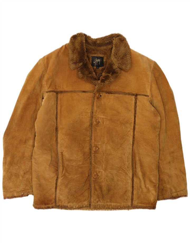 Męska kurtka Shearling Gipsy UK 42 XL brązowa