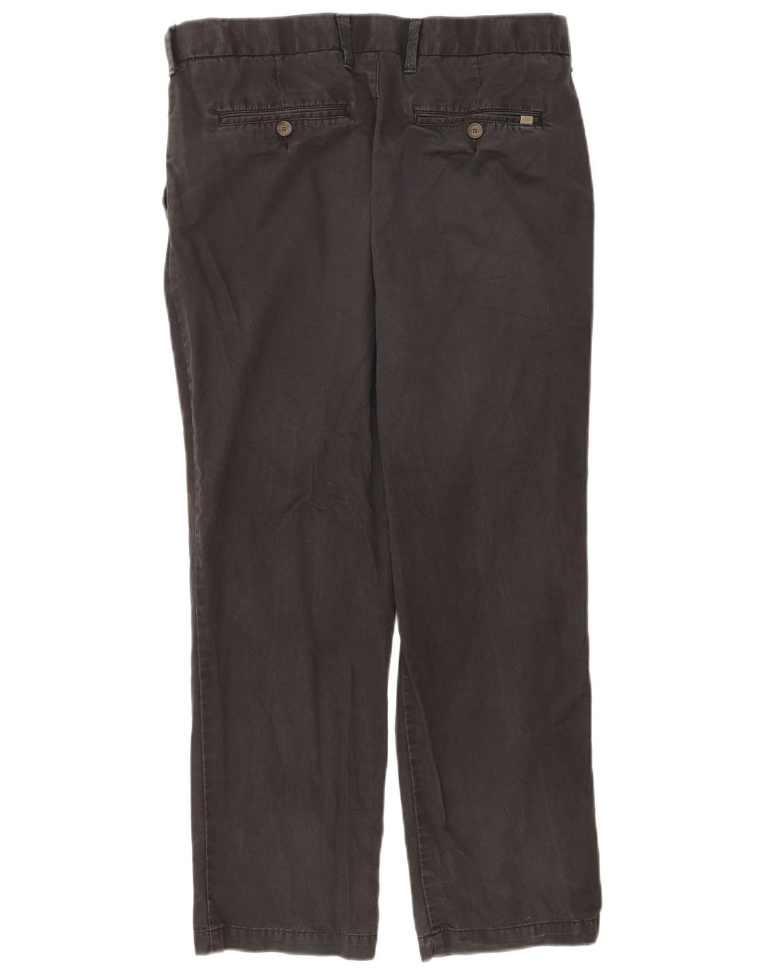 Męskie spodnie Chino Regular Marks & Spencer W34 L29 Czarne bawełniane