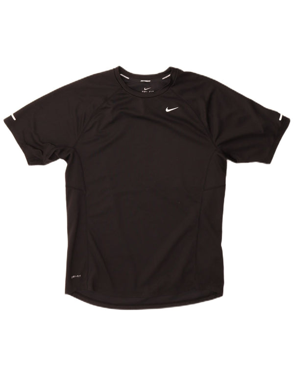 Męska koszulka Nike Dri Fit Top, średni czarny poliester