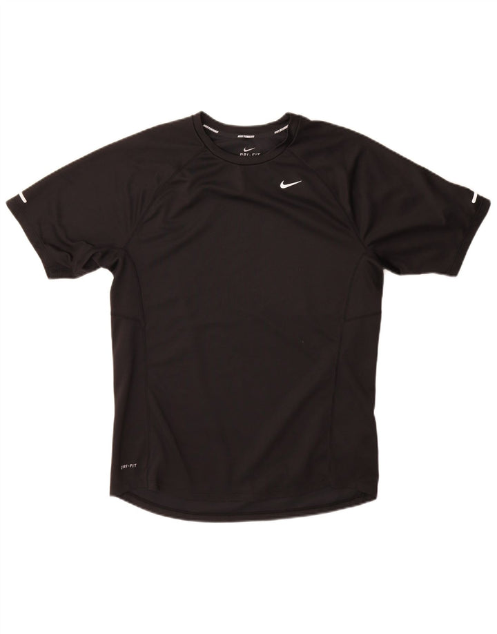 Męska koszulka Nike Dri Fit Top, średni czarny poliester