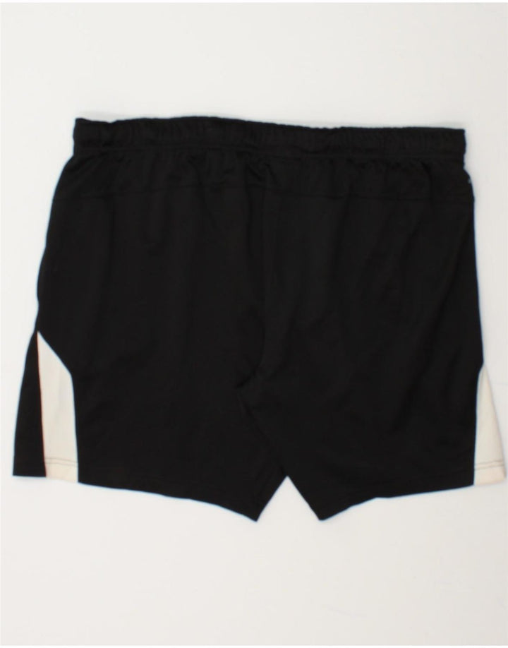 RUSSELL ATHLETIC Mens Sport Shorts XL Black Colourblock Polyester Vintage Russell Athletic and Second-Hand Russell Athletic from Messina Hembry 