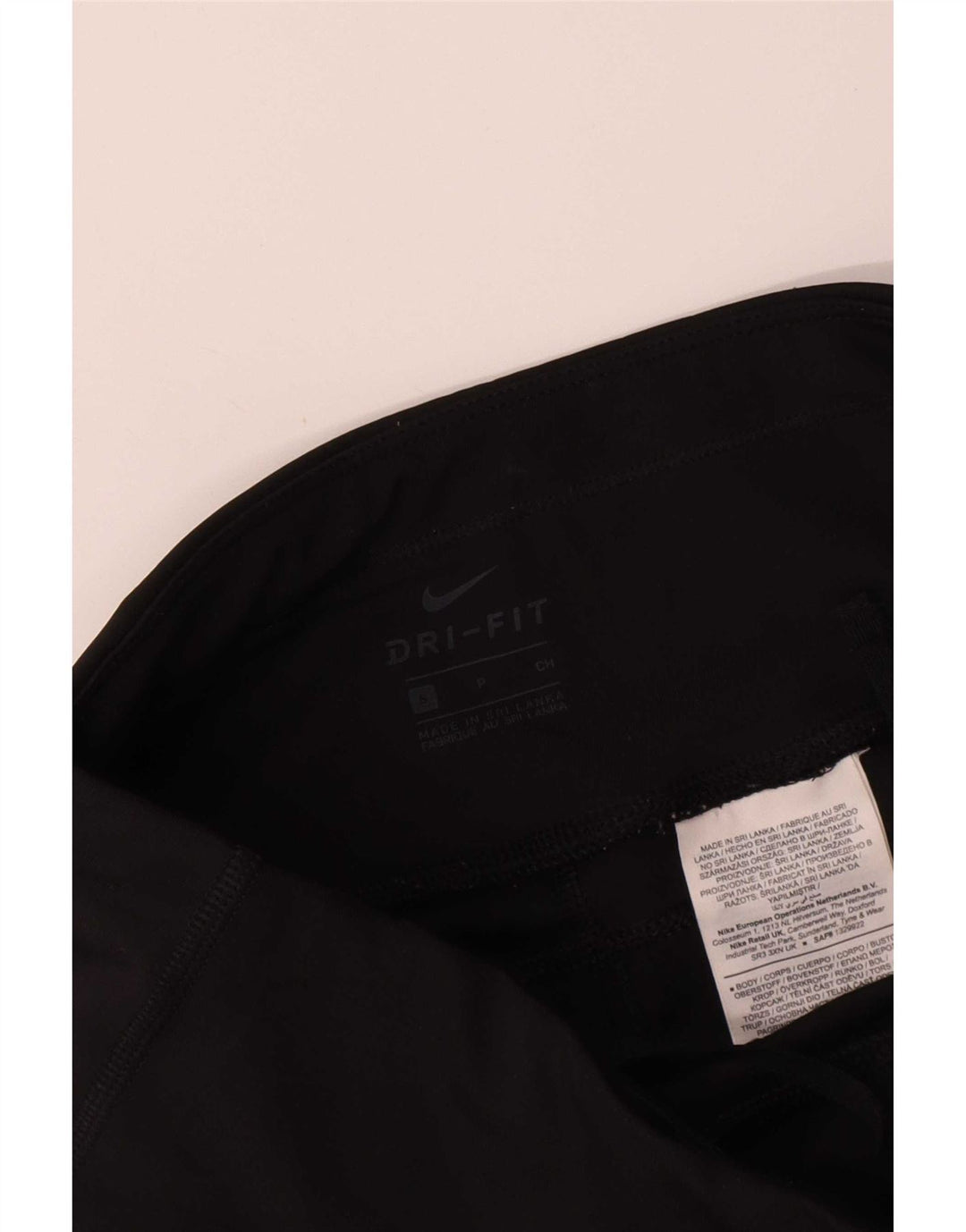 Damskie legginsy Nike Dri Fit UK 8, małe, czarne, poliestrowe